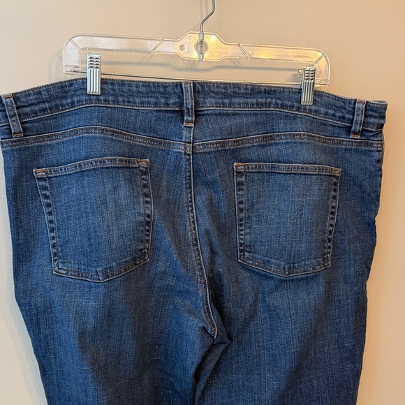 Eileen Fisher Indigo Skinny Straight Leg Jeans size 16 - Picture 7 of 12